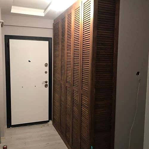 Ahşap Panjur Kapak Vestiyer